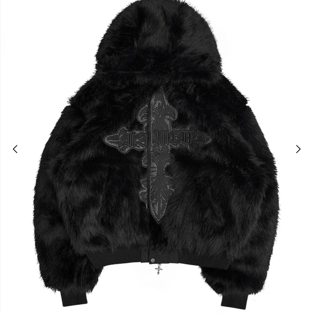 Luxurious Black Faux Fur Jacket NAMED COLLECTIVE